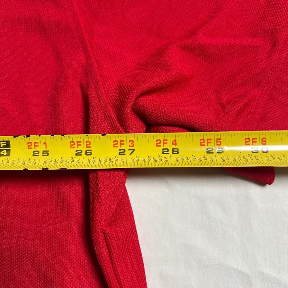 Kansas City Chiefs Polo Shirt Mens 4XL Red Go Chiefs Short Sleeve Performance - Picture 10 of 11